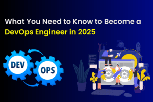A modern DevOps engineer working on cloud infrastructure with multiple screens showing CI/CD pipelines and automation tools.