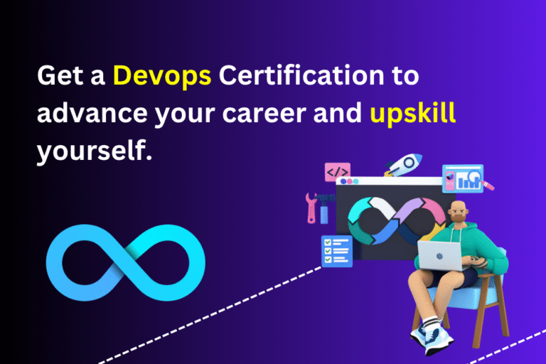 Professional working on DevOps certification course to enhance career and skill set